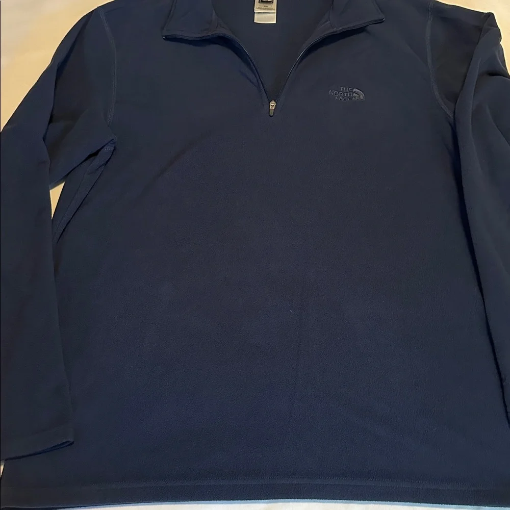 The North Face TK 100 Dark Blue Fleece Shirt. Worn One Time